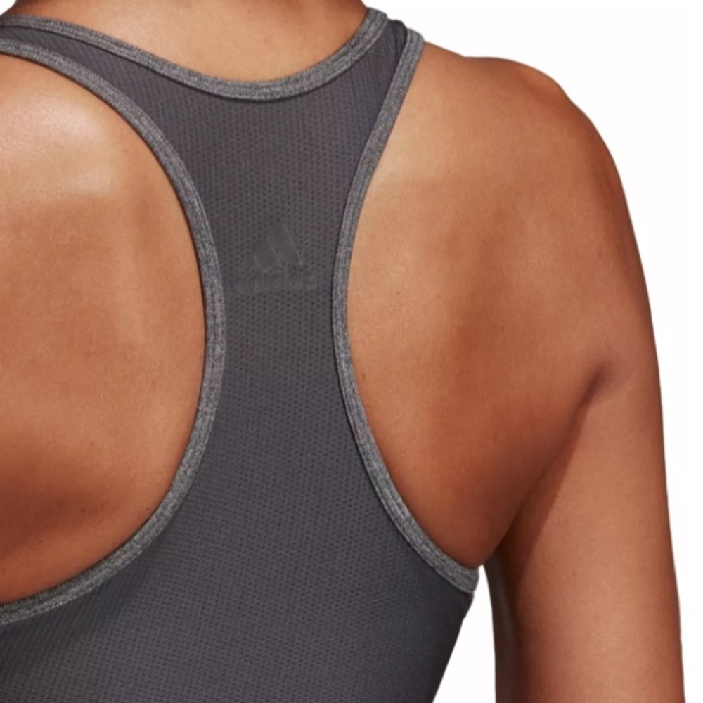 NWT Pink and Grey Sports Bra Non-Padded Adidas Don’t Rest Alphaskin - Picture 5 of 11